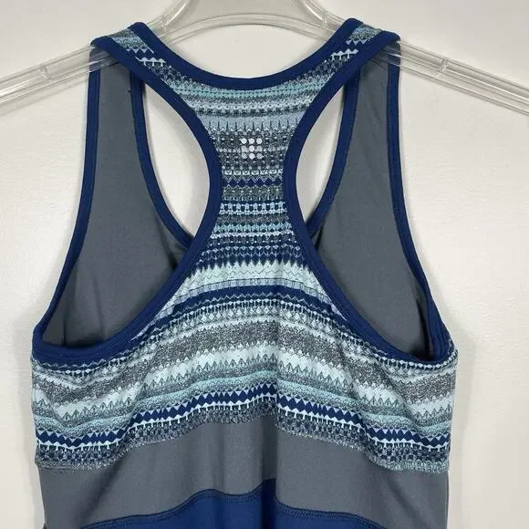 Title Nine Athletic Dress Sz S Blue Racer Back Pocket Tennis Pickleball Stretch - Picture 6 of 9